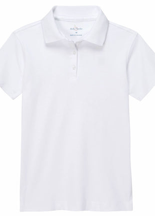 School Uniforms Girls Short Sleeve Feminine Fit Interlock Polo Shirt By Becky Thatcher