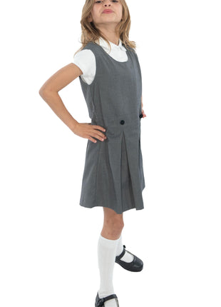 School Uniform Girls Solid Color Jumper Top of The Knee by hello nella