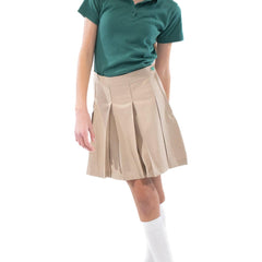 School Uniform Girls Solid Color Skirt Top Of The Knee