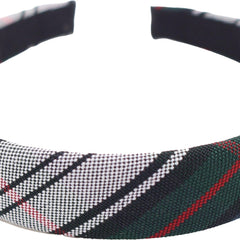 School Uniform Girl Plaid Headband