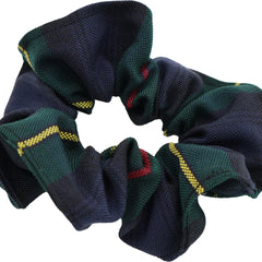 School Uniform Girls Plaid Scrunchies