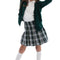 School Uniform Girls Plaid Skirt Top of The Knee