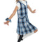 School Uniform Girls Plaid Jumper Top of The Knee