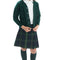 School Uniform Girls Two-Sided Pleated Plaid Skort