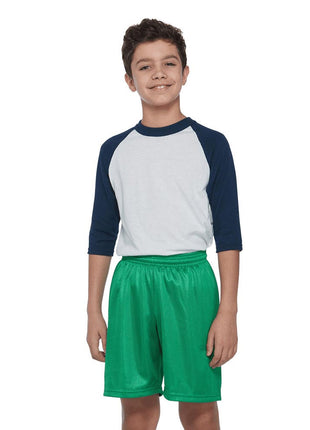 School Uniform Kids Poly Mini Mesh Shorts