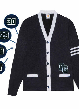 Pomona Class Varsity Cardigan