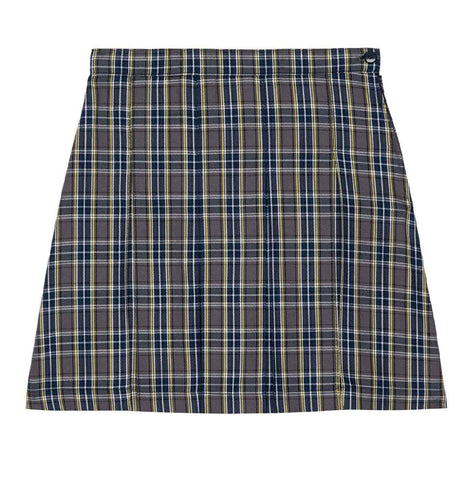 Box Pleat Skirt Top of The Knee Plaid #42 by hello nella