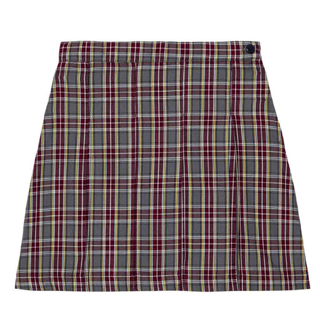 Box Pleat Skirt Top of The Knee Plaid #43 by hello nella