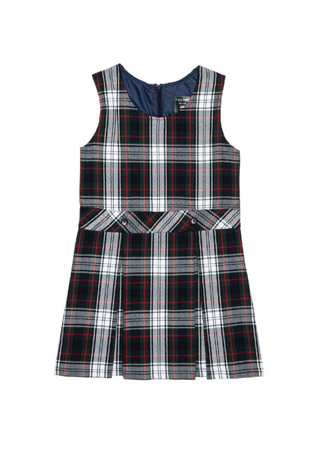 Uniforme escolar Niñas Plaid Jumper Parte superior de la rodilla Plaid #50