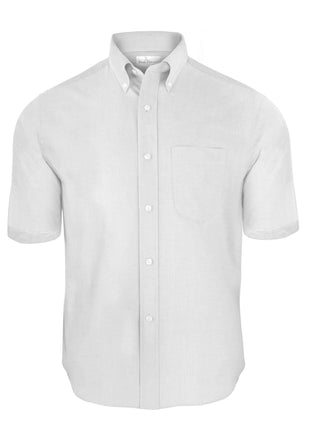 School Uniform Boys and Mens Short Sleeve Oxford Dress Shirt by Tom Sawyer