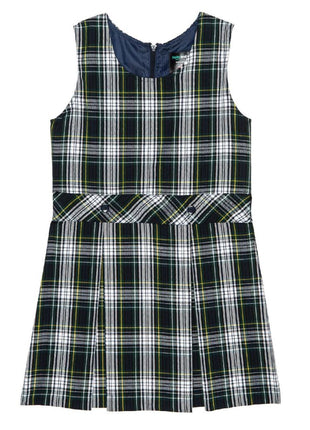 Uniforme escolar Niñas Plaid Jumper Parte superior de la rodilla Plaid #61