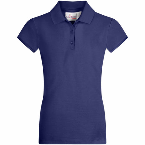 School Uniforms Girls Short Sleeve Feminine Fit Pique Polo Shirt