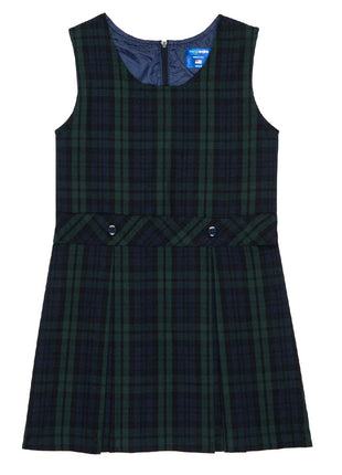 School Uniform Girls Plaid Jumper Top of The Knee Plaid #79 by hello nella