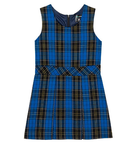 School Uniform Girls Plaid Jumper Top of The Knee Plaid #92 by hello nella