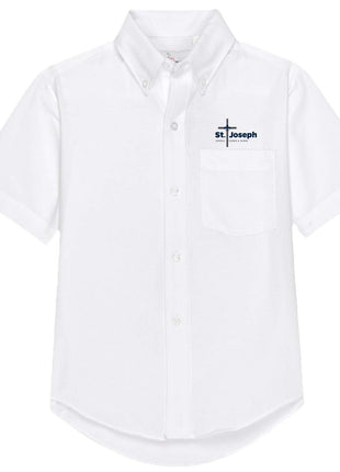 Boys Short Sleeve Oxford Dress Shirt (6TH-8TH) Formal Day
