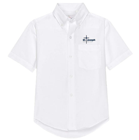 Boys Short Sleeve Oxford Dress Shirt (6TH-8TH) Formal Day