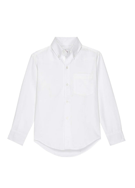 School Uniform Boys and Mens Long Sleeve Oxford Dress Shirt by Tom Sawyer