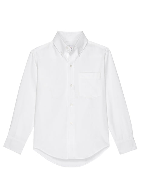 Camisa de vestir Oxford de manga larga para niños y hombres de uniforme escolar de Tom Sawyer