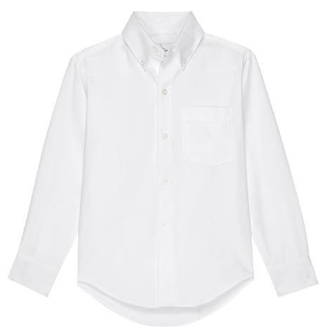 Camisa de vestir Oxford de manga larga para niños y hombres de uniforme escolar de Tom Sawyer