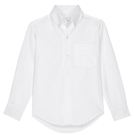 Boys Long Sleeve Oxford Dress Shirt (1ST-8TH)