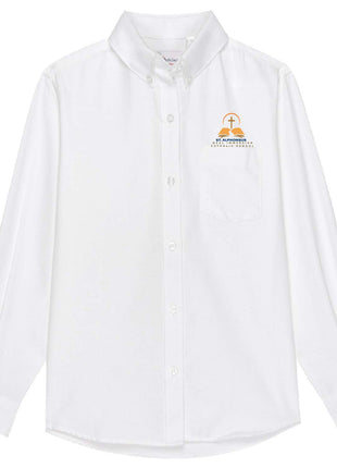 Boys Long Sleeve Oxford Dress Shirt (5TH-8TH) Formal Day