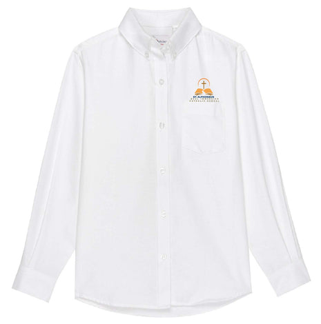 Boys Long Sleeve Oxford Dress Shirt (5TH-8TH) Formal Day