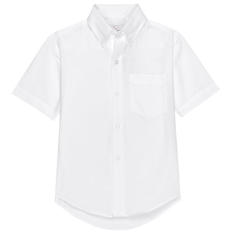 Camisa de vestir Oxford de manga corta para niños y hombres de uniforme escolar de Tom Sawyer