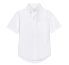 Camisa de vestir Oxford de manga corta para niños y hombres de uniforme escolar de Tom Sawyer