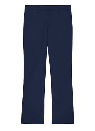 Pantalones de pierna recta con frente plano para niñas de uniforme escolar de Becky Thatcher 