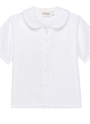 Girl Short Sleeve Peter Pan Blouse (Prek-4TH)