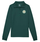 Girls Long Sleeve Feminine Pique Polo (Prek-8TH)