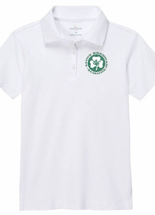 Girls Short Sleeve Interlock Polo