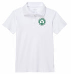 Girls Short Sleeve Interlock Polo