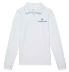 Girls Long Sleeve Pique Polo