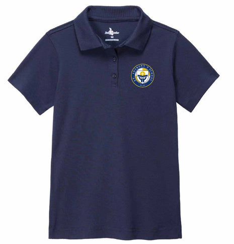 Girls Short Sleeve Interlock Polo (Prek-6TH)