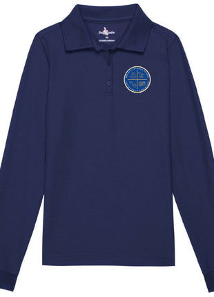 Girls Long Sleeve Pique Polo (TK-8TH)
