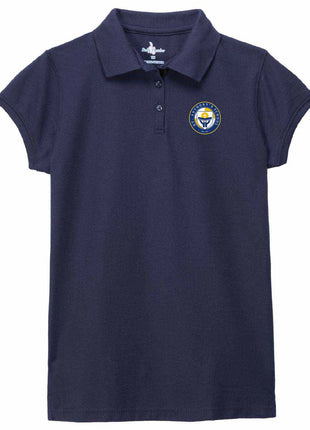 Girls Short Sleeve Pique Polo (Prek-6TH)