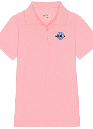 Girls Short Sleeve Pique Polo