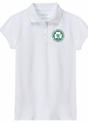 School Uniforms Girls Short Sleeve Feminine Fit Pique Polo Shirt By Becky Thatcher