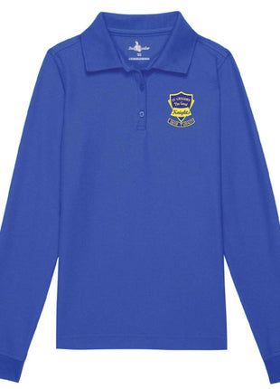 Girls Long Sleeve Pique Polo (5TH-8TH)