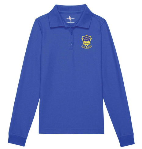 Girls Long Sleeve Pique Polo (5TH-8TH)