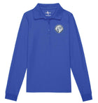 Girls Long Sleeve Pique Polo (Prek-5TH)