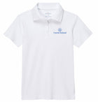 Girls Short Sleeve Interlock Polo