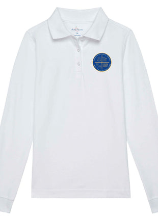 Girls Long Sleeve Pique Polo (TK-8TH)