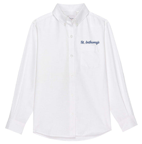 Girls Long Sleeve Oxford Dress Shirt (Prek-6TH) Formal Day