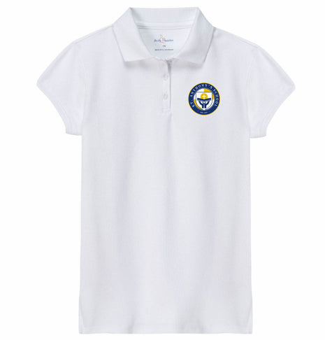 Girls Short Sleeve Pique Polo (Prek-6TH)