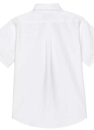 Camisa de vestir Oxford de manga corta para niñas de uniforme escolar