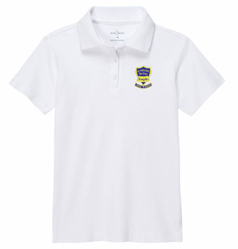 Girls Short Sleeve Interlock Polo (5TH-8TH)