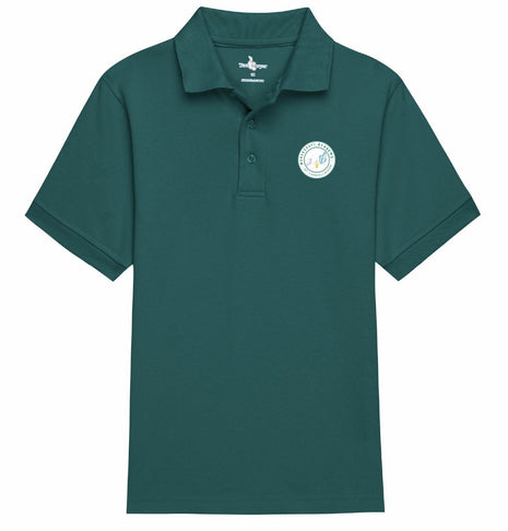 Kids Short Sleeve Interlock Polo