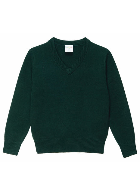 School Uniform Kids V-Neck Pull-Over Sweater